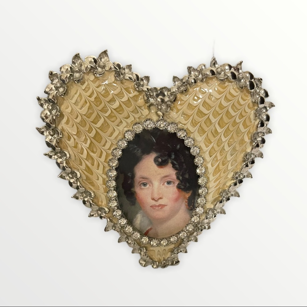 Jay Strongwater autographed vintage  Heart Frame